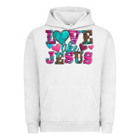Pigment Lunar Rock love like jesus valentine's day Urban Hoodie - AdoDesignShop