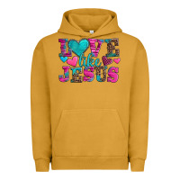 Pigment Peanut Butter love like jesus valentine's day Urban Hoodie - AdoDesignShop
