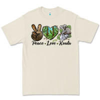 Bone peace love koala Premium Tee - LillyAllenDesigns