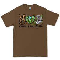 Cacao peace love koala Premium Tee - LillyAllenDesigns