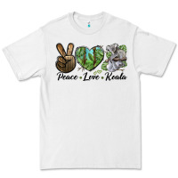 White peace love koala Premium Tee - LillyAllenDesigns