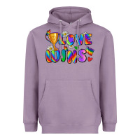 Lavender love wins Heavyweight Hoodie - Zillion Design Studio