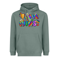 Sage love wins Heavyweight Hoodie - Zillion Design Studio