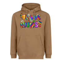 Toasted Coconut love wins Heavyweight Hoodie - Zillion Design Studio