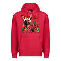 Cardinal merry pawmas christmas german shepherd Premium Hoodie - Jasminsmagicworld