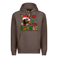 Coffee merry pawmas christmas german shepherd Premium Hoodie - Jasminsmagicworld
