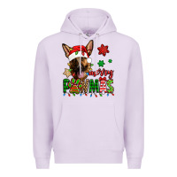 Lilac merry pawmas christmas german shepherd Premium Hoodie - Jasminsmagicworld