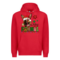Red merry pawmas christmas german shepherd Premium Hoodie - Jasminsmagicworld