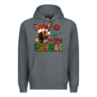 Rock merry pawmas christmas german shepherd Premium Hoodie - Jasminsmagicworld