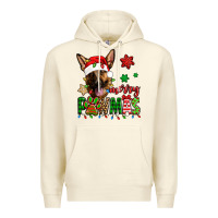 Sandshell merry pawmas christmas german shepherd Premium Hoodie - Jasminsmagicworld