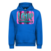 Cobalt love corinthians 13 valentine's day brushstroke Urban Hoodie - AdoDesignShop