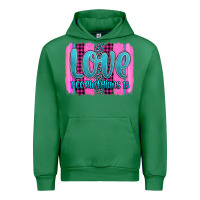 Emerald love corinthians 13 valentine's day brushstroke Urban Hoodie - AdoDesignShop
