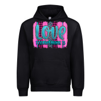 Foreset Green love corinthians 13 valentine's day brushstroke Urban Hoodie - AdoDesignShop