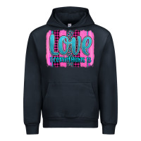 Navy love corinthians 13 valentine's day brushstroke Urban Hoodie - AdoDesignShop