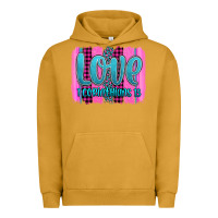Pigment Peanut Butter love corinthians 13 valentine's day brushstroke Urban Hoodie - AdoDesignShop