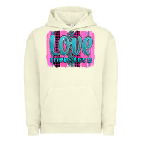 Pigment Pistachio love corinthians 13 valentine's day brushstroke Urban Hoodie - AdoDesignShop