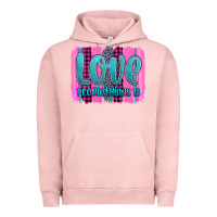Pigment Salmon love corinthians 13 valentine's day brushstroke Urban Hoodie - AdoDesignShop