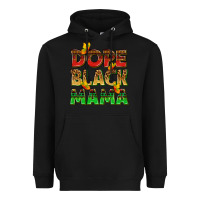 Black dope black mama with butterflies Heavyweight Hoodie - texasbilliewilder