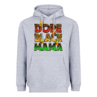 Heather Grey dope black mama with butterflies Heavyweight Hoodie - texasbilliewilder