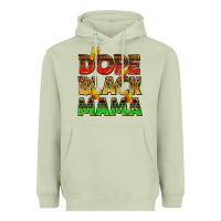 Matcha dope black mama with butterflies Heavyweight Hoodie - texasbilliewilder
