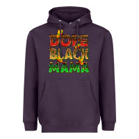 Plum dope black mama with butterflies Heavyweight Hoodie - texasbilliewilder