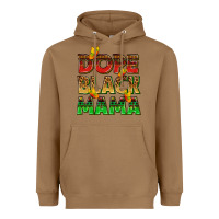 Toasted Coconut dope black mama with butterflies Heavyweight Hoodie - texasbilliewilder