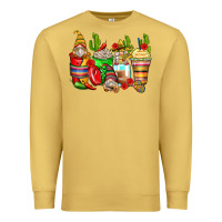 Antique Gold mexican gnomes coffee cups Premium Sweatshirt - Zillion Design Studio