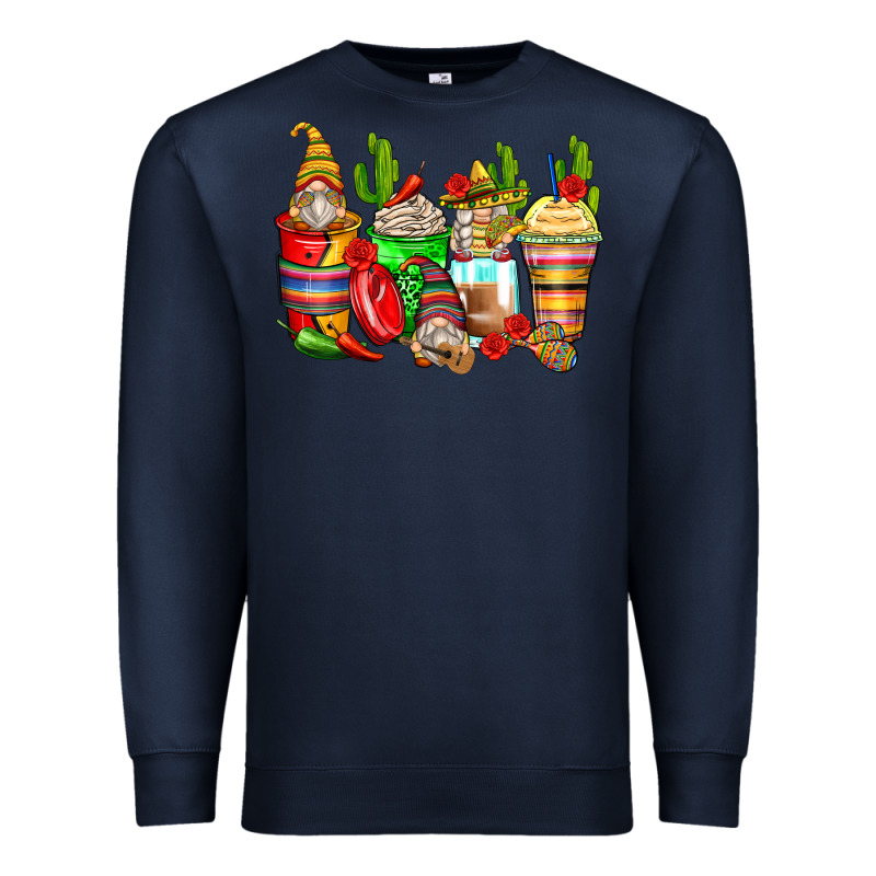Mexican Gnomes Coffee Cups Premium Sweatshirt by Zillion Design Studio | Teevron