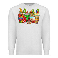 Oatmeal Heather mexican gnomes coffee cups Premium Sweatshirt - Zillion Design Studio