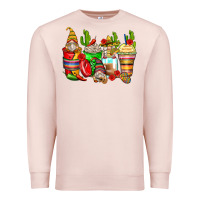 Pale Pink mexican gnomes coffee cups Premium Sweatshirt - Zillion Design Studio