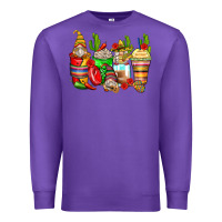 Purple mexican gnomes coffee cups Premium Sweatshirt - Zillion Design Studio