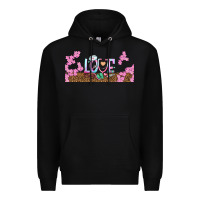 Black watercolor love nurse libbey glass Premium Hoodie - BundleAndBundleShop