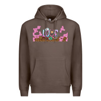 Coffee watercolor love nurse libbey glass Premium Hoodie - BundleAndBundleShop