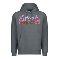 Rock watercolor love nurse libbey glass Premium Hoodie - BundleAndBundleShop