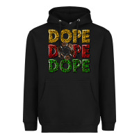 Black dope dope dope Heavyweight Hoodie - texasbilliewilder