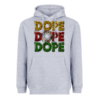 Heather Grey dope dope dope Heavyweight Hoodie - texasbilliewilder