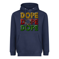 Navy dope dope dope Heavyweight Hoodie - texasbilliewilder