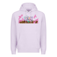 Lilac watercolor love nurse libbey glass Premium Hoodie - BundleAndBundleShop