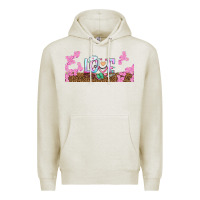 Oatmeal Heather watercolor love nurse libbey glass Premium Hoodie - BundleAndBundleShop
