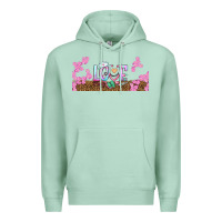 Seafoam watercolor love nurse libbey glass Premium Hoodie - BundleAndBundleShop