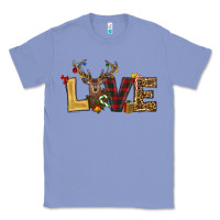Colony Blue christmas reindeer love Classic Tee - RanaPortraitStore