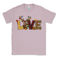 Lilac christmas reindeer love Classic Tee - RanaPortraitStore