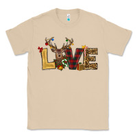 Mushroom christmas reindeer love Classic Tee - RanaPortraitStore