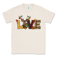 Natural christmas reindeer love Classic Tee - RanaPortraitStore
