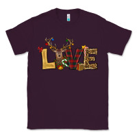 Plum christmas reindeer love Classic Tee - RanaPortraitStore