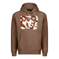 Chestnut cowhide Premium Hoodie - RanaPortraitStore