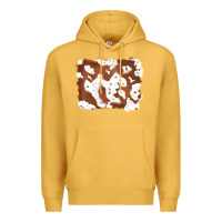 Mustard cowhide Premium Hoodie - RanaPortraitStore