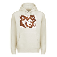 Oatmeal Heather cowhide Premium Hoodie - RanaPortraitStore