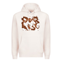 Pale Pink cowhide Premium Hoodie - RanaPortraitStore
