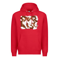 Red cowhide Premium Hoodie - RanaPortraitStore